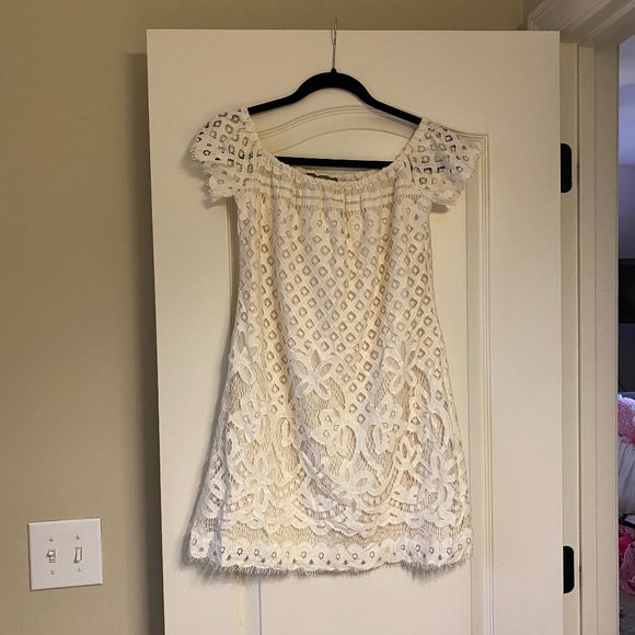 White Lace Dress - Picture 2 of 3